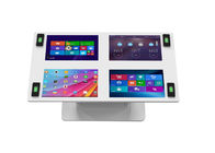 21,5 pollici 4 schermi ristorante capacitivo Carica wireless intelligente Tavolino da caffè touch impermeabileTouch screen