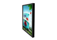 Esposizione di parete LCD dello schermo di pubblicità all'aperto fissata al muro LCD di prezzi video a 55 pollici