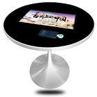 Caricatore senza fili del caffè rotondo dell'interno di stile in tavolino da salotto a 22 pollici del touch screen di tocco capacitivo