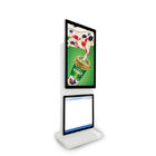 Cavalletto girante del monitor del touch screen del manifesto di Digital, esposizione di alta risoluzione del chiosco di Digital