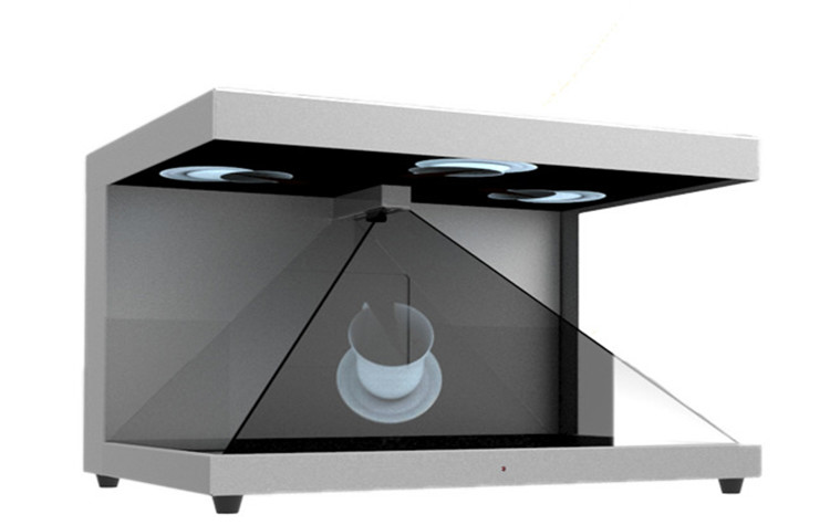 Angolo di visione olografico completo della scatola di presentazione di HD 3D ampio per la pubblicità olografica