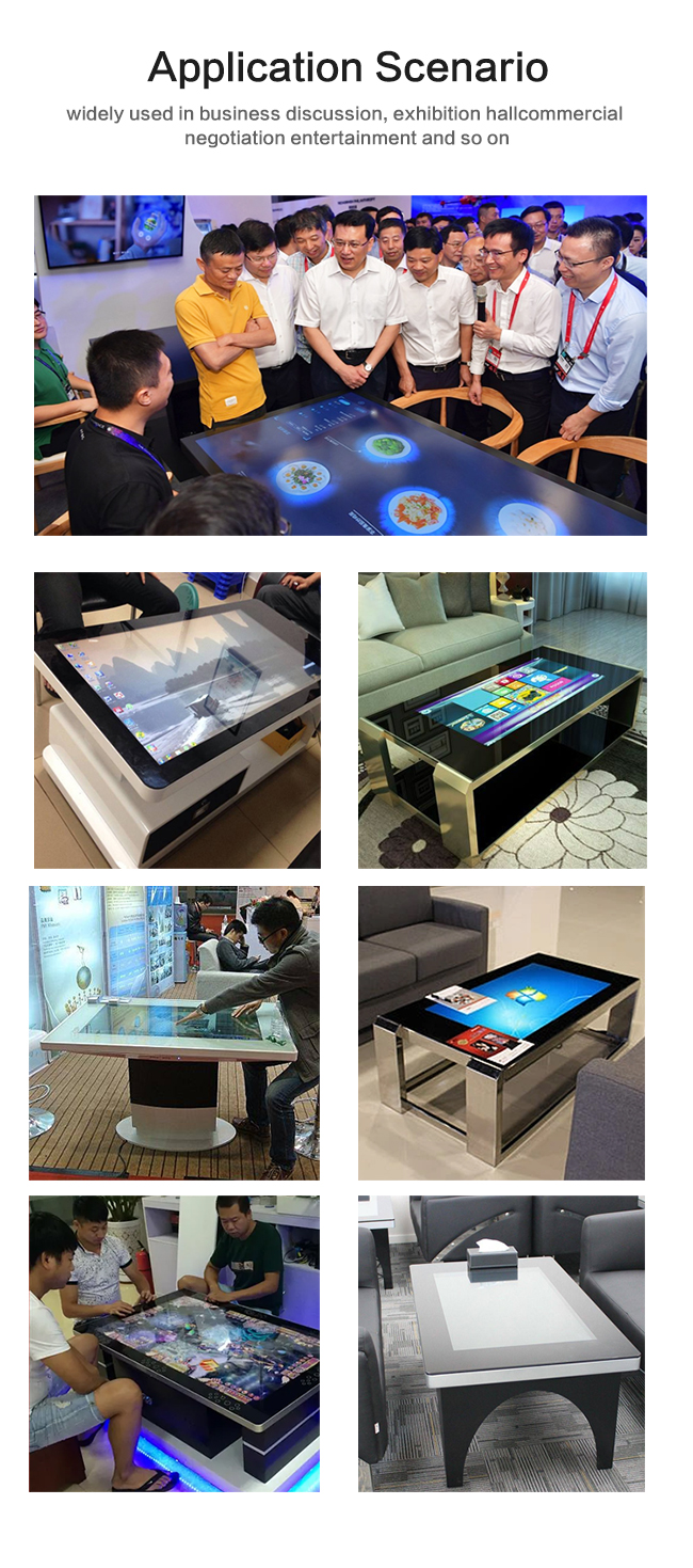 Tabella interattiva del   di tocco del   dello schermo delle vendite all'ingrosso di Smart del chiosco a forma di x LCD a 43 pollici dell'esposizione