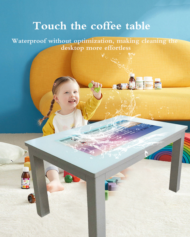 Tavolino da salotto impermeabile di tocco del multi touch screen astuto interattivo a 43 pollici di tocco per il caffè/hotel/ristorante/ufficio/casa