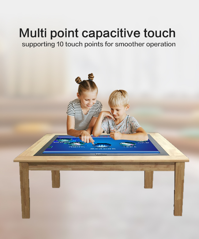 Tabella di tocco dello schermo attivabile al tatto del touch screen di attività della Tabella del tè a 43 pollici di Digital di OS LCD della Tabella Android/Windows per i bambini