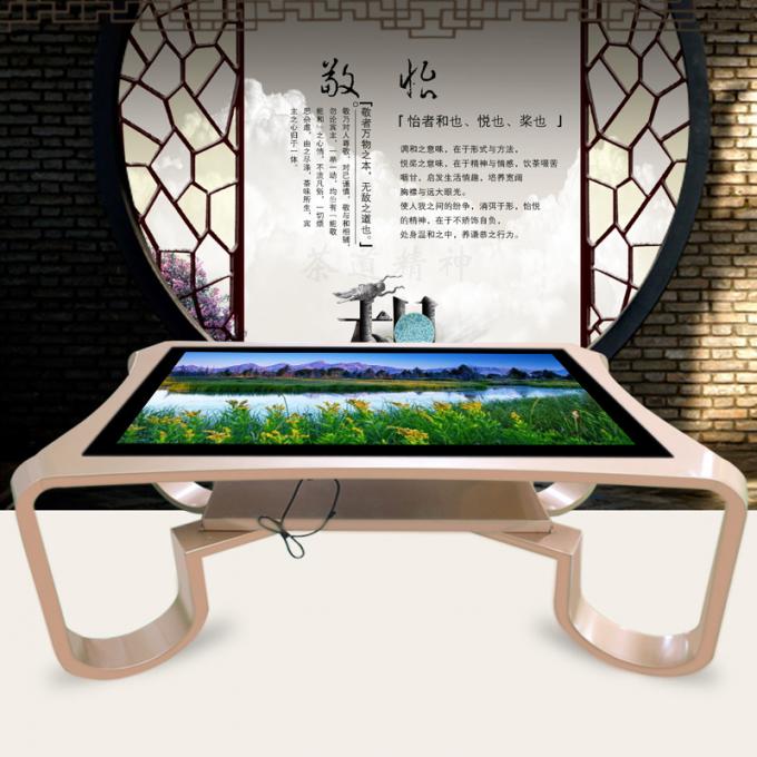 Schermo di pubblicità LCD online di Digital dell'esposizione del centro commerciale di tocco della Tabella di Windows del tavolino da salotto a 43 pollici del touch screen