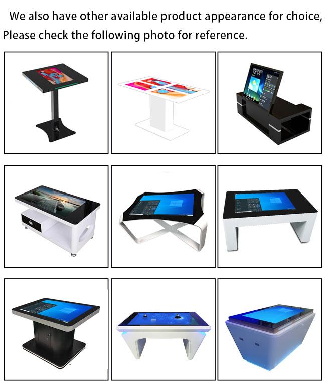 Schermo di pubblicità LCD online di Digital dell'esposizione del centro commerciale di tocco della Tabella di Windows del tavolino da salotto a 43 pollici del touch screen
