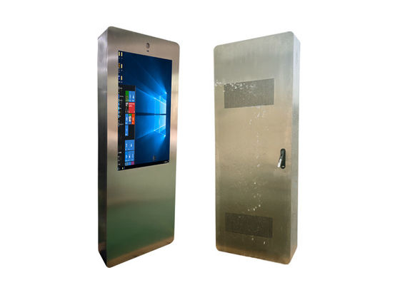 Esposizione LCD portatile dei manifesti a pile capacitivi all'aperto impermeabili a 43 pollici di Digital all'aperto