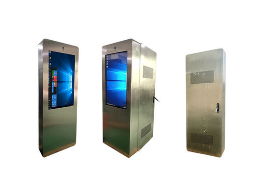 Esposizione LCD portatile dei manifesti a pile capacitivi all'aperto impermeabili a 43 pollici di Digital all'aperto