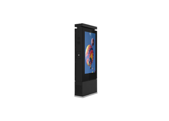 Chiosco a 65 pollici all'aperto tattile impermeabile del totem del contrassegno di Android Digital dello schermo di pubblicità dell'esposizione dell'affissione a cristalli liquidi di Ip65 Exterieur