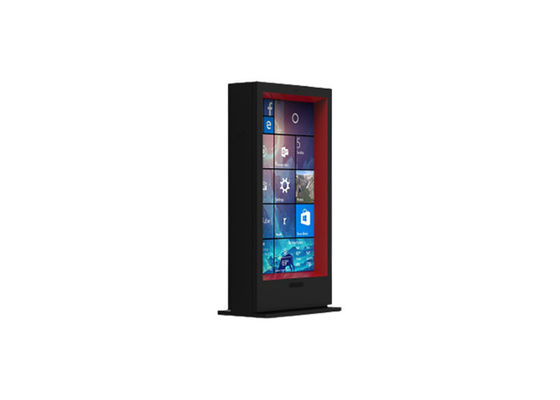 Contrassegno LCD ed esposizione di Digital del totem a 86 pollici all'aperto impermeabile del lavoro 7*24-hour