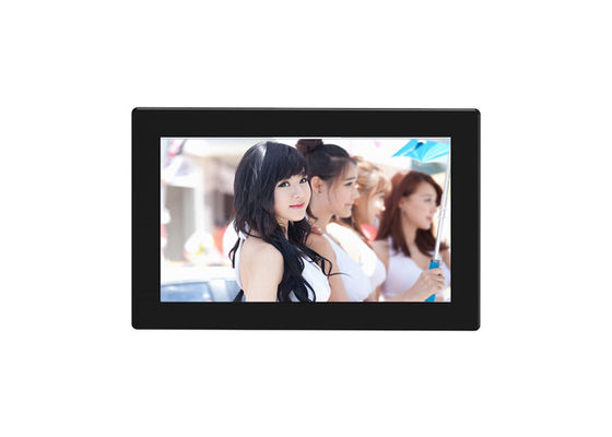 Wi-Fi 2.4G 5G Nero Colore 9 Pollici Display LCD Fotogramma digitale con formato audio MP3/WMA/AAC/WAV