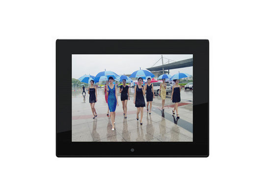 Display LCD 12.1 pollici telaio fotografico digitale con app di condivisione cloud gratuita e telaio in legno