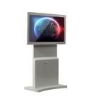 Rotazione interattiva dello schermo del supporto computer del monitor del chiosco del touch screen del manifesto verticale