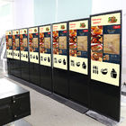 Touch screen a 43 pollici di pubblicità del pannello del centro commerciale del totem del chiosco interattivo dell'interno del touch screen