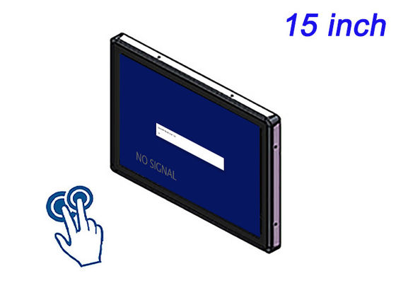 15-inch Embedded touch screen per pannelli di sicurezza, automazione dei magazzini, monitoraggio dei processi e distributori automatici
