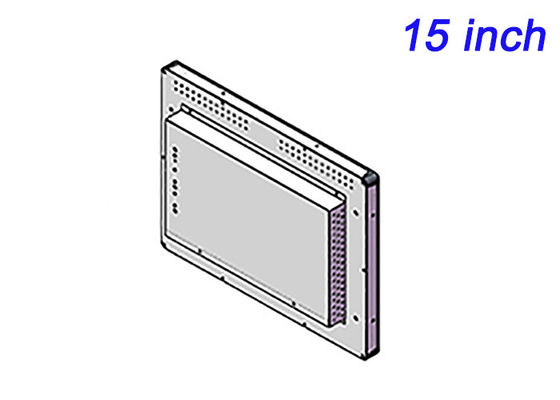 15-inch Embedded touch screen per pannelli di sicurezza, automazione dei magazzini, monitoraggio dei processi e distributori automatici