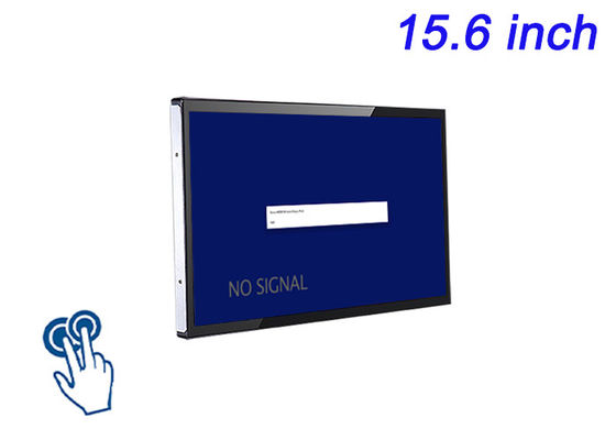 15.6 pollici touch screen incorporato per smart city display, arene sportive, pubblicità digitale immersiva, monitoraggio industriale