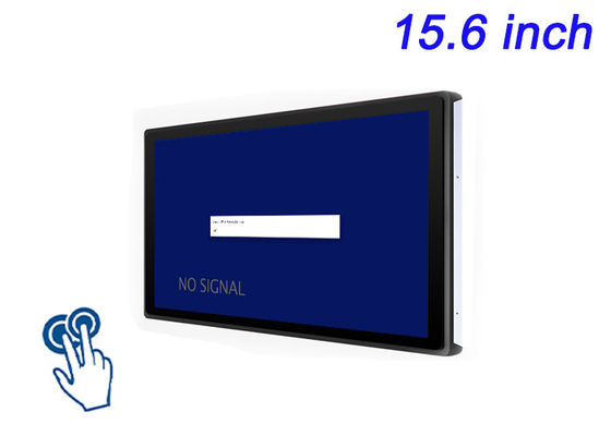 15.6 pollici touch screen incorporato per smart city display, arene sportive, pubblicità digitale immersiva, monitoraggio industriale