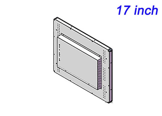 Display touch embedded da 17 pollici per sistemi di controllo di produzione, strumenti di laboratorio, terminali pubblici e pannelli HMI