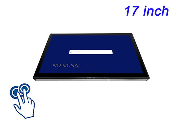 Display touch embedded da 17 pollici per sistemi di controllo di produzione, strumenti di laboratorio, terminali pubblici e pannelli HMI