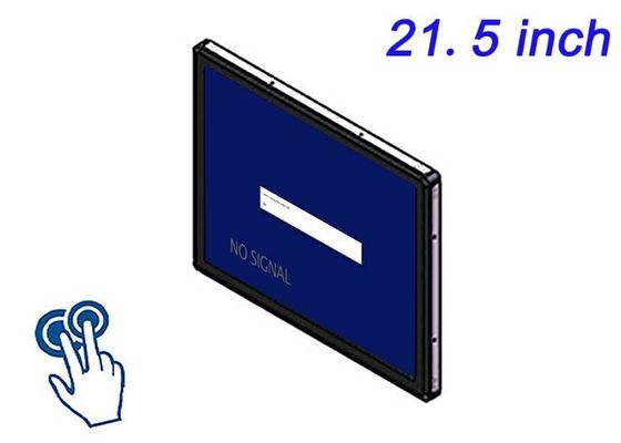21.5 pollici touch screen incorporato per terminali di intrattenimento, cruscotti industriali, strumenti di formazione aziendale e check-in di hotel