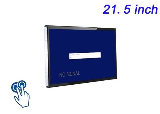 21.5 pollici touch screen incorporato per terminali di intrattenimento, cruscotti industriali, strumenti di formazione aziendale e check-in di hotel