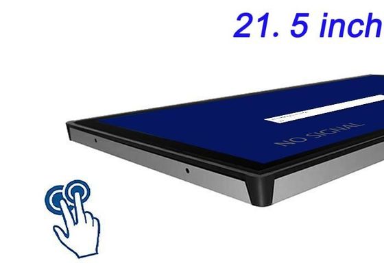 21.5 pollici touch screen incorporato per terminali di intrattenimento, cruscotti industriali, strumenti di formazione aziendale e check-in di hotel