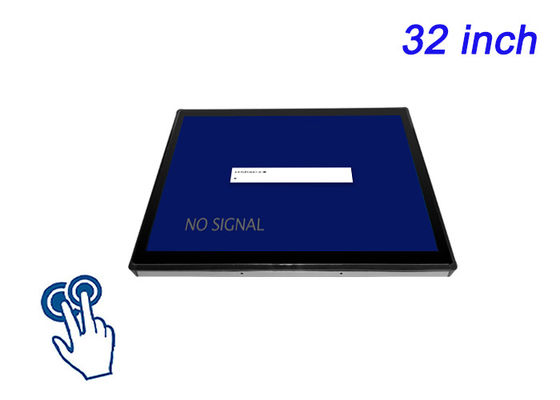 Monitor integrato touch da 32 pollici per sistemi di sorveglianza, operazioni logistiche, display aeroportuali e sale di controllo