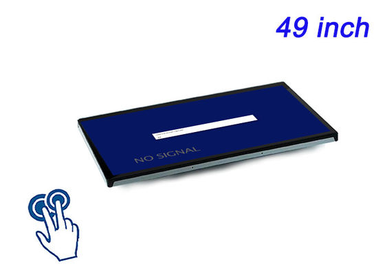 Display touch incorporato da 49 pollici per sistemi di controllo di produzione, strumenti di laboratorio, terminali pubblici e pannelli HMI