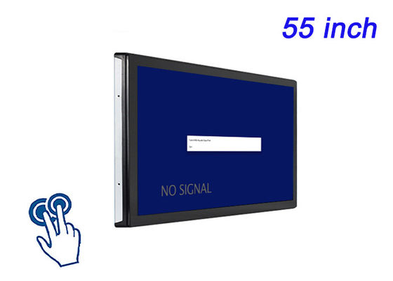 Monitor touch incorporato da 55 pollici per schermi interattivi, sistemi di vendita al dettaglio, elettrodomestici intelligenti e segnaletica digitale