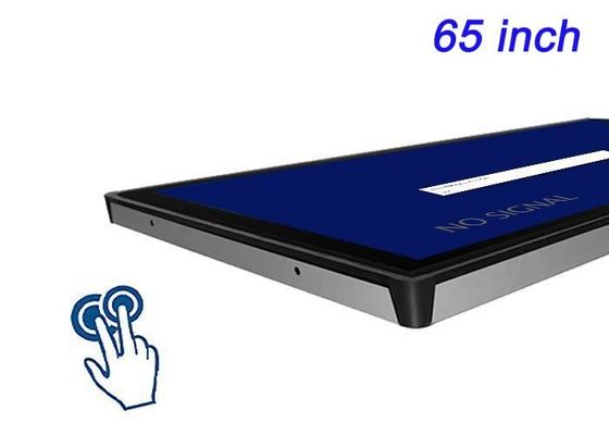 Display touch integrato da 65 pollici per diagnosi medica, attrezzature per petrolio e gas, automazione di fabbrica e centri di comando