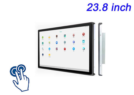 23.8 pollici Android Embedded Touch Screen per applicazioni alberghiere, macchine CNC, dashboard logistici e segnaletica digitale
