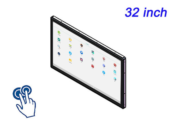 Monitor tattile Android incorporato da 32 pollici per centri di comando, display di trasporto pubblico, dashboard logistici e pannelli pubblicitari digitali