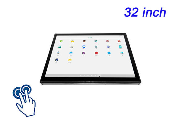 Monitor tattile Android incorporato da 32 pollici per centri di comando, display di trasporto pubblico, dashboard logistici e pannelli pubblicitari digitali