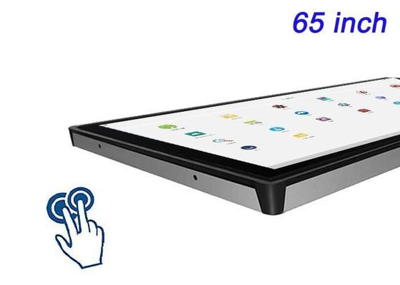 65 pollici di schermo tattile Android incorporato per infrastrutture intelligenti, segnaletica digitale di fascia alta, sale di controllo e sistemi di intrattenimento