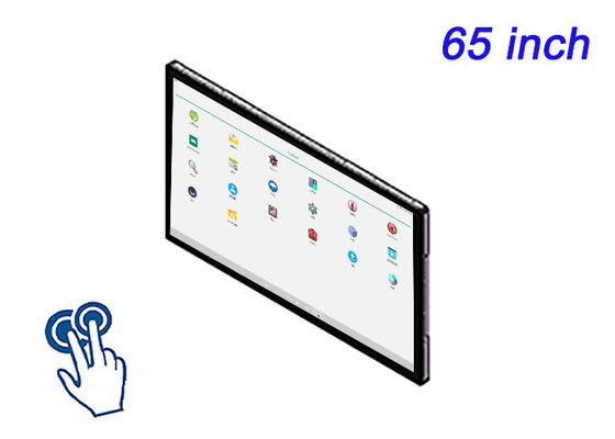 65 pollici di schermo tattile Android incorporato per infrastrutture intelligenti, segnaletica digitale di fascia alta, sale di controllo e sistemi di intrattenimento