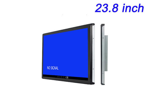 23.8 pollici Android touch screen incorporato per applicazioni alberghiere, macchine CNC, dashboard logistici e segnaletica digitale