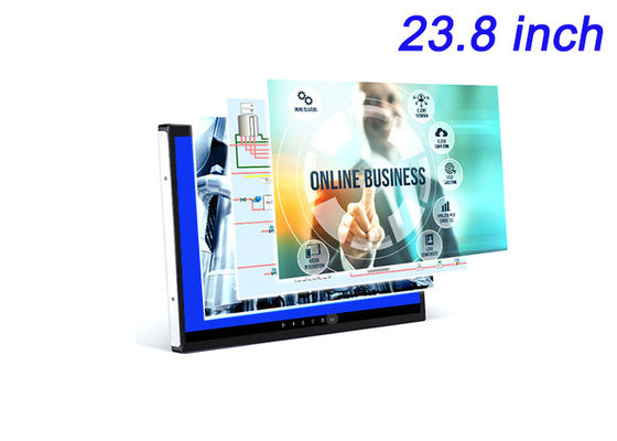 23.8 pollici Android touch screen incorporato per applicazioni alberghiere, macchine CNC, dashboard logistici e segnaletica digitale