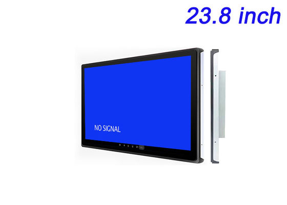 23.8 pollici Android touch screen incorporato per applicazioni alberghiere, macchine CNC, dashboard logistici e segnaletica digitale