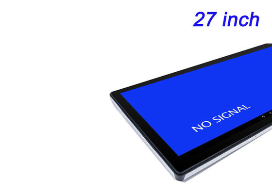 27 pollici di schermo Android incorporato per la pubblicità digitale, i display delle fiere, i cruscotti logistici e le sale di comando
