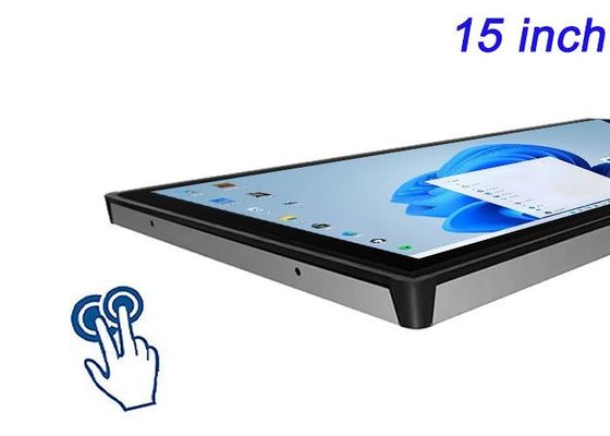 schermo touch Windows da 15 pollici per il monitoraggio della sicurezza, l'automazione delle fabbriche, la gestione dei magazzini e i display di trasporto