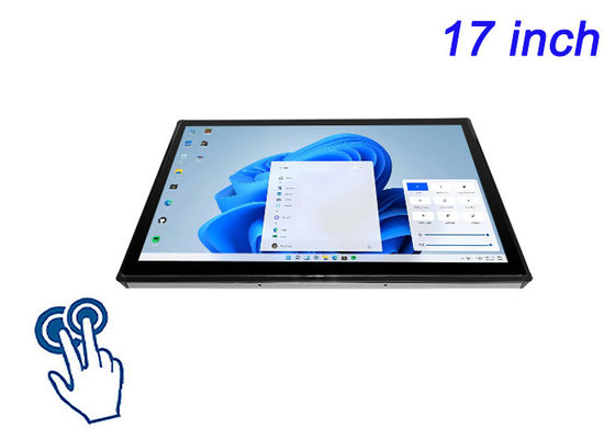 Display Windows touch incorporato da 17 pollici per strumentazione aerospaziale, attrezzature di laboratorio, sistemi di gestione dell'energia e pannelli di informazione pubblica