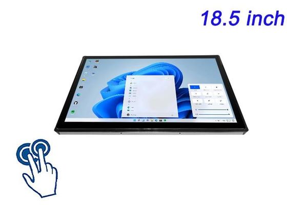 18.5 pollici Windows Touch Embedded Monitor per console di fitness, sistemi di biglietteria, distributori automatici e display di orientamento