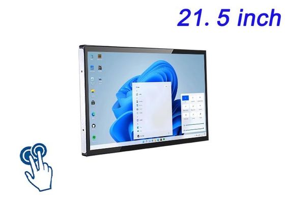 21.5 pollici schermo Windows touch embedded per sistemi di intrattenimento, interfacce di formazione aziendale, soluzioni per l'ospitalità e dashboard industriali