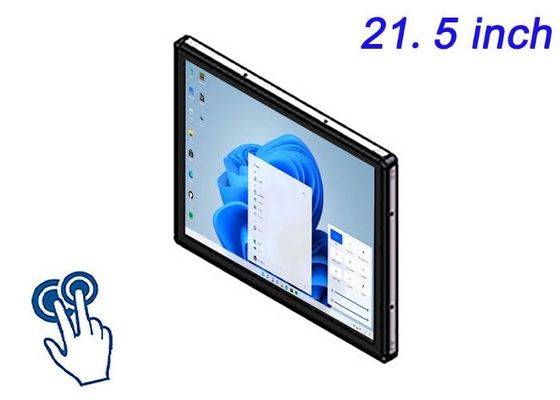 21.5 pollici schermo Windows touch embedded per sistemi di intrattenimento, interfacce di formazione aziendale, soluzioni per l'ospitalità e dashboard industriali