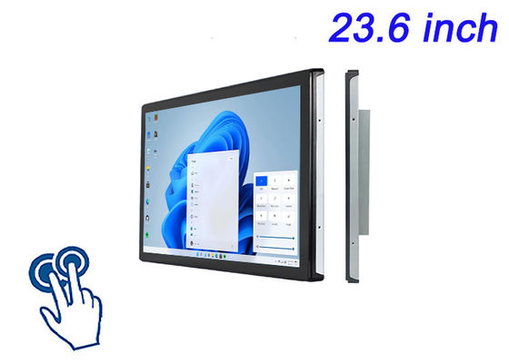 23.6 pollici Windows Touch Embedded Display per diagnosi medica, macchine CNC, sistemi di raffinazione di petrolio e pannelli di controllo avanzati