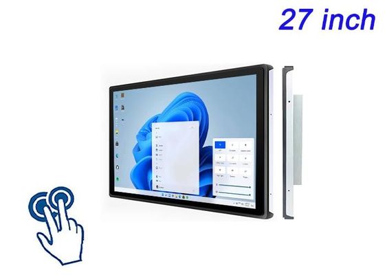 27 pollici di schermo Windows touch embedded per mostre commerciali, pubblicità interattiva, applicazioni di vendita al dettaglio di fascia alta e sistemi di comando