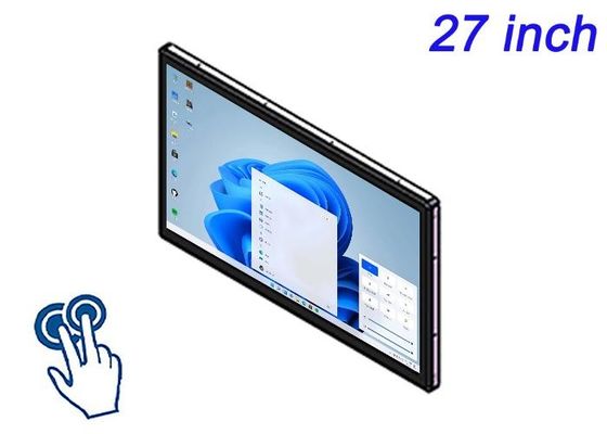 27 pollici di schermo Windows touch embedded per mostre commerciali, pubblicità interattiva, applicazioni di vendita al dettaglio di fascia alta e sistemi di comando