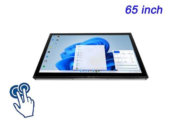 Display touch integrato Windows da 65 pollici per reti di segnaletica digitale, applicazioni della sala di controllo, esperienze immersive e presentazioni ad alto impatto