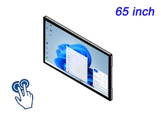Display touch integrato Windows da 65 pollici per reti di segnaletica digitale, applicazioni della sala di controllo, esperienze immersive e presentazioni ad alto impatto